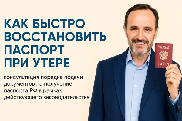 Как быстро восстановить паспорт при утере — пошаговая инструкция